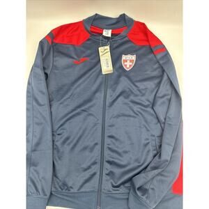 Joma Full Zip Soccer Training Jacket - Blue And Red WSA Soccer 2xl NWT